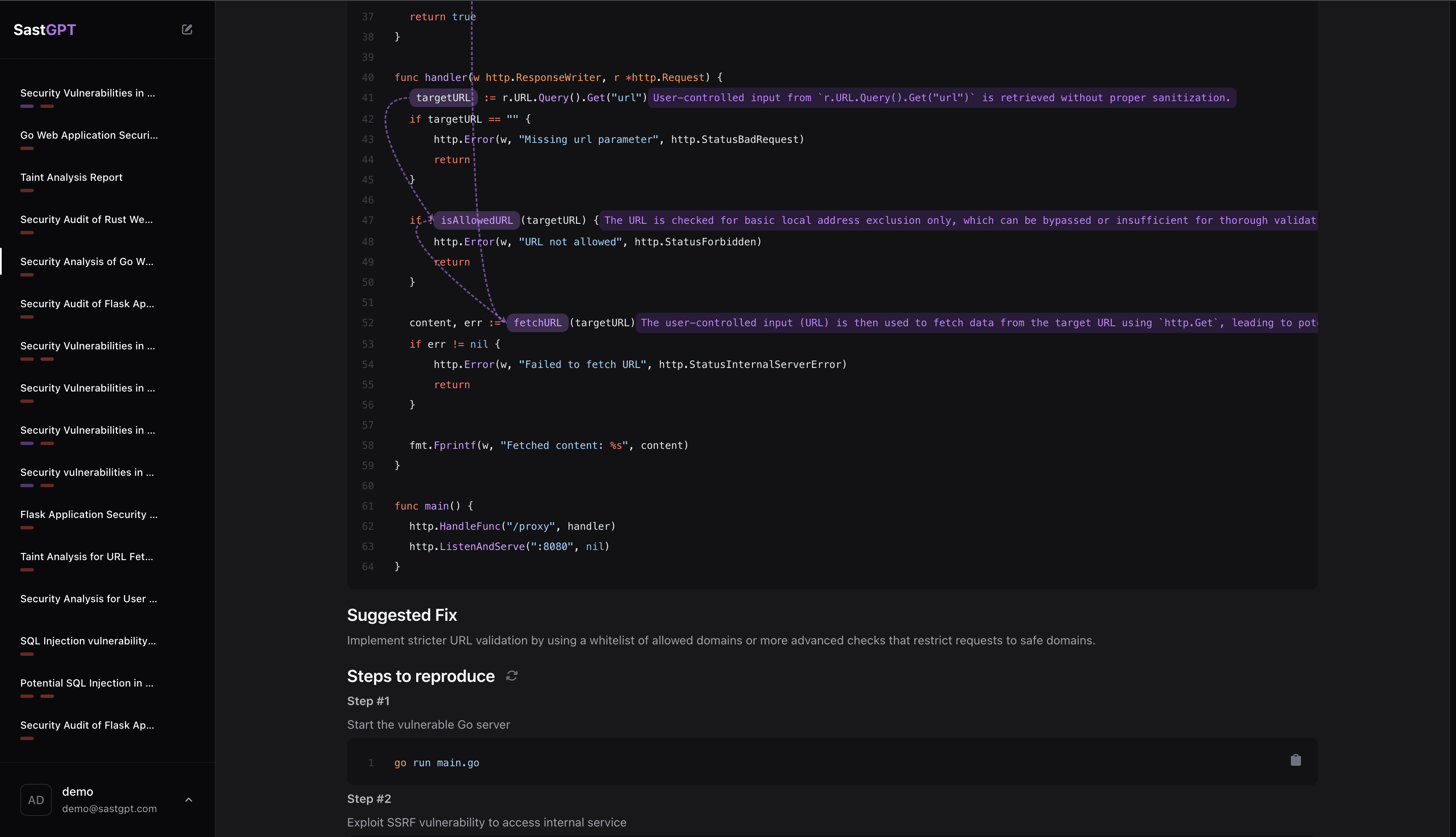 Product screenshot